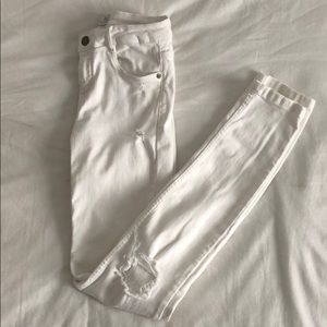 ZARA white jeans